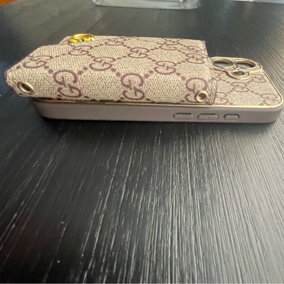 iPhone 17 crossbody-wallet Monogram Phone Case with Strap! - Picture 5 of 9